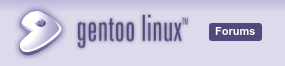 Gentoo Forums header