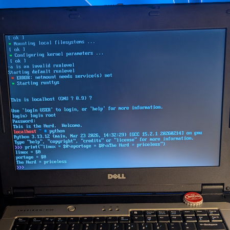 Hurd 
screenshot