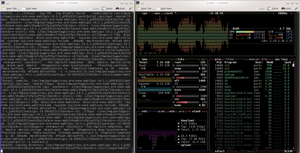 X4 compiles gcc as part of cross-toolchain for its rp2040 microcontroller